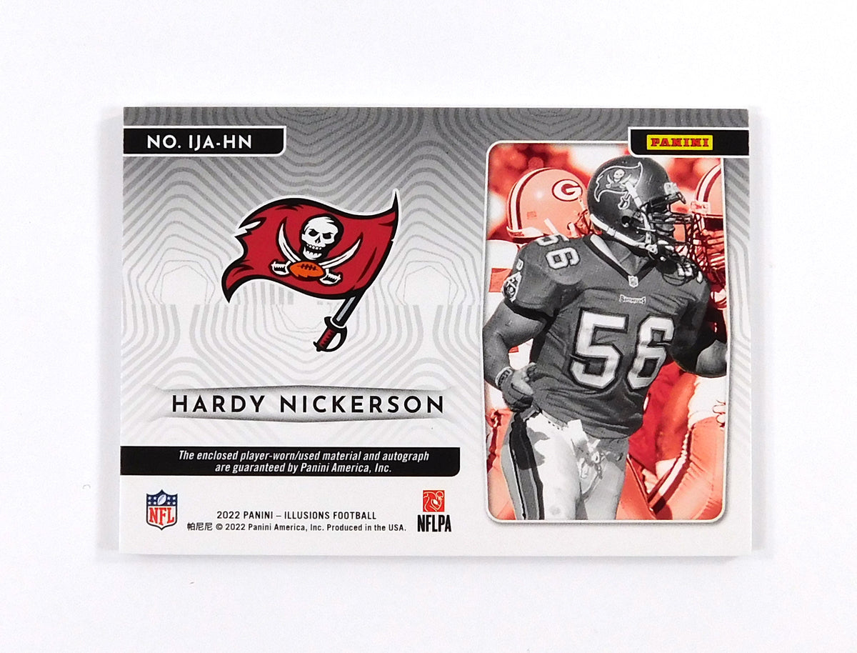2022 Panini Illusions Immortalized Jersey Autographs Blue Hardy Nickerson 03/35 Pic2