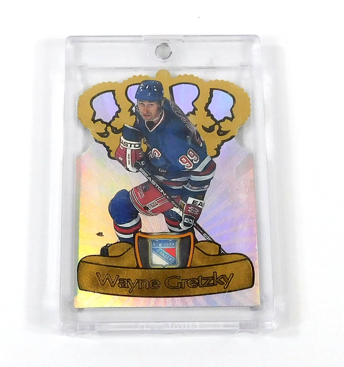1997-98 Pacific Crown Collection Gold Wayne Gretzky #15 Die-Cut Rangers