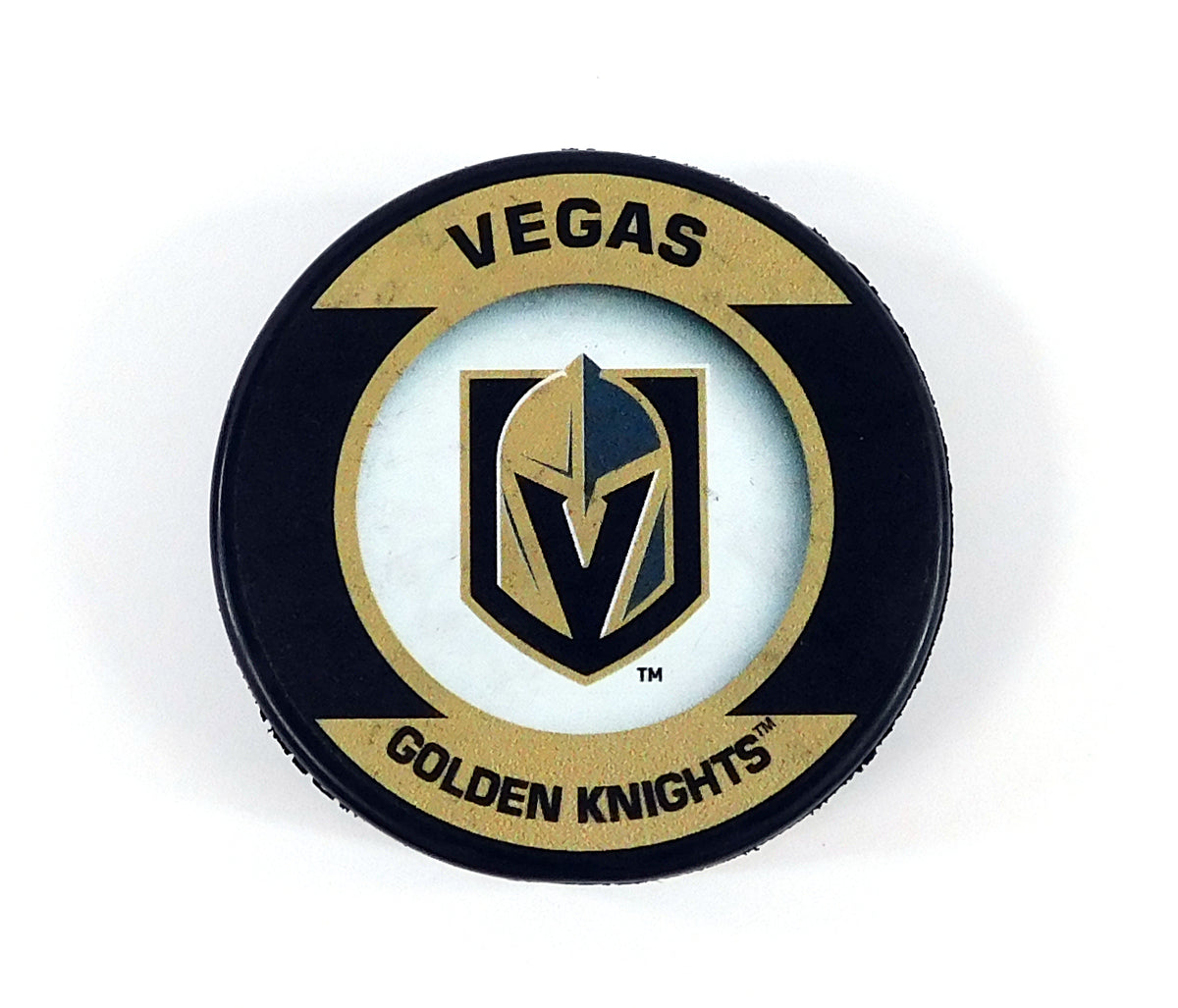 Vegas Golden Knights Full Color Team Logo Official NHL Hockey Puck