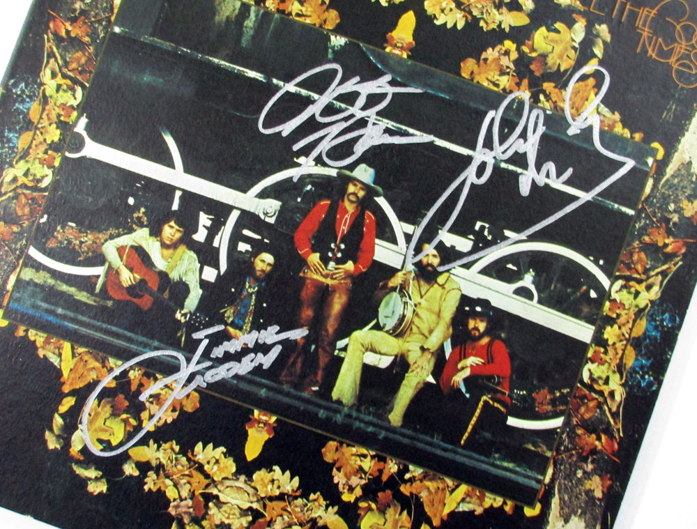 Nitty Gritty Dirt Band Signed LP Record Album All The Good Times 3 AUTOS 3 Pic2