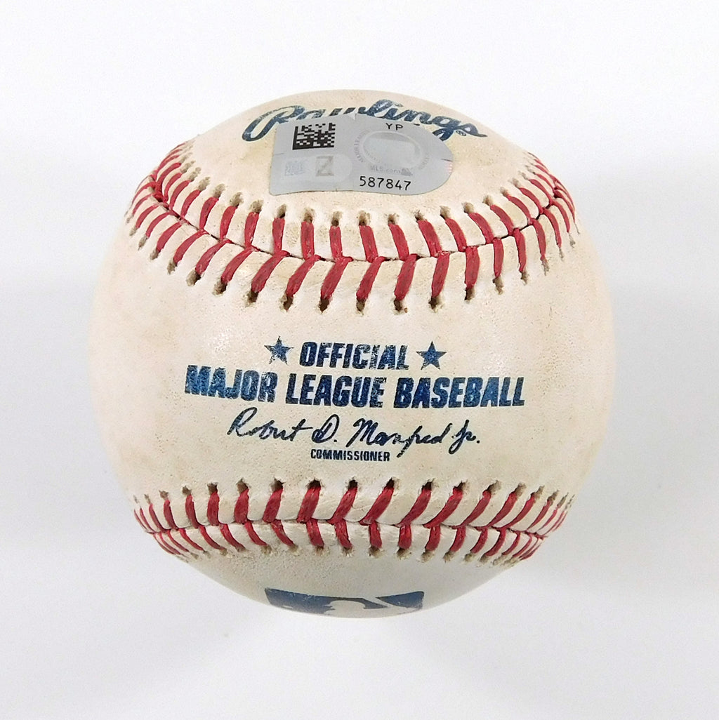 Dodgers @ Nationals 9-10-23 Game-Used Baseball Keibert Ruiz / Ryan Yarbrough COA