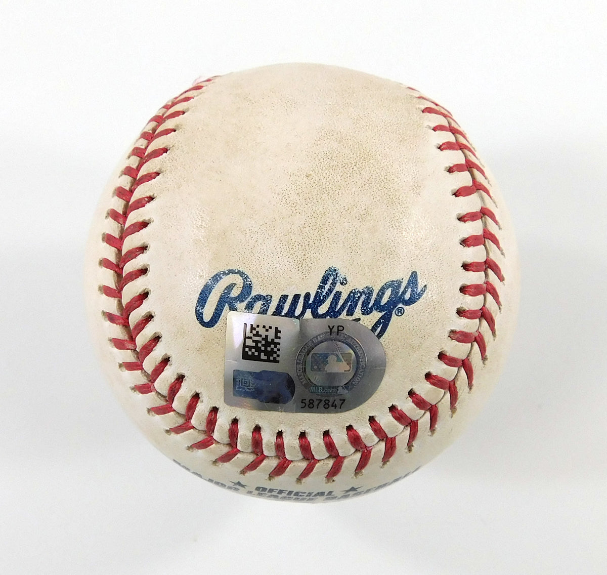 Dodgers @ Nationals 9-10-23 Game-Used Baseball Keibert Ruiz / Ryan Yarbrough COA Pic2