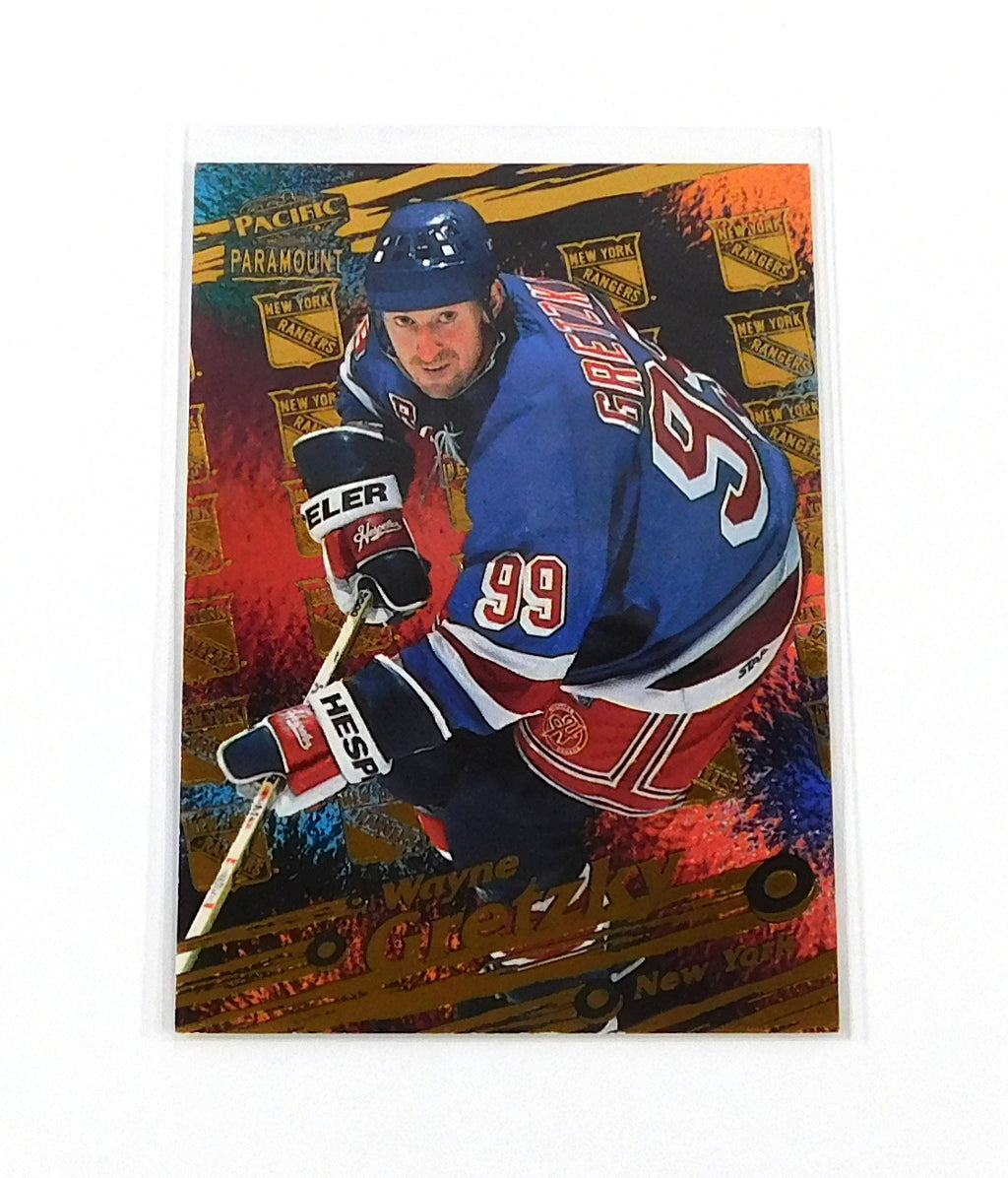 1997-98 Pacific Paramount Canadian Greats Wayne Gretzky #10 Insert Card Rangers