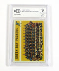 1960 Topps Football Green Bay Packers #60 Series 2 Unmarked Checklist BCCG 9