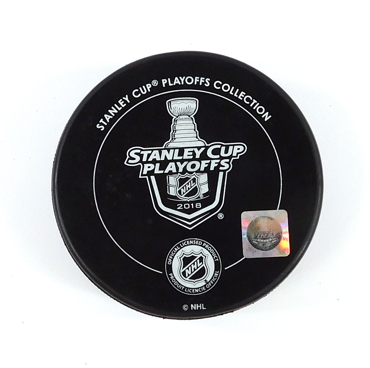 2018 Stanley Cup Playoffs Western Conference Final Jets vs Knights NHL Game Puck Pic2