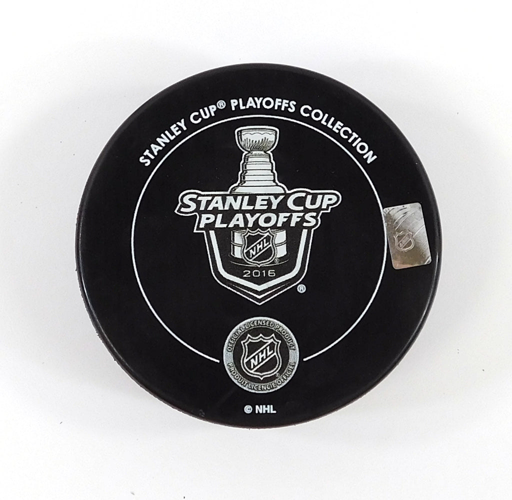 2016 Stanley Cup Final Letang vs Burns Penguins vs Sharks NHL Hockey Puck Pic2