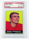 1961 Topps Football Ross O'Hanley #178 Boston Patriots PSA 8