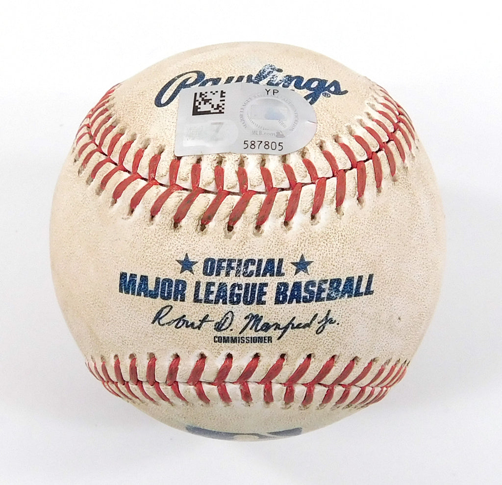Dodgers @ Nationals 9-8-23 Game-Used Baseball Amed Rosario / MacKenzie Gore COA