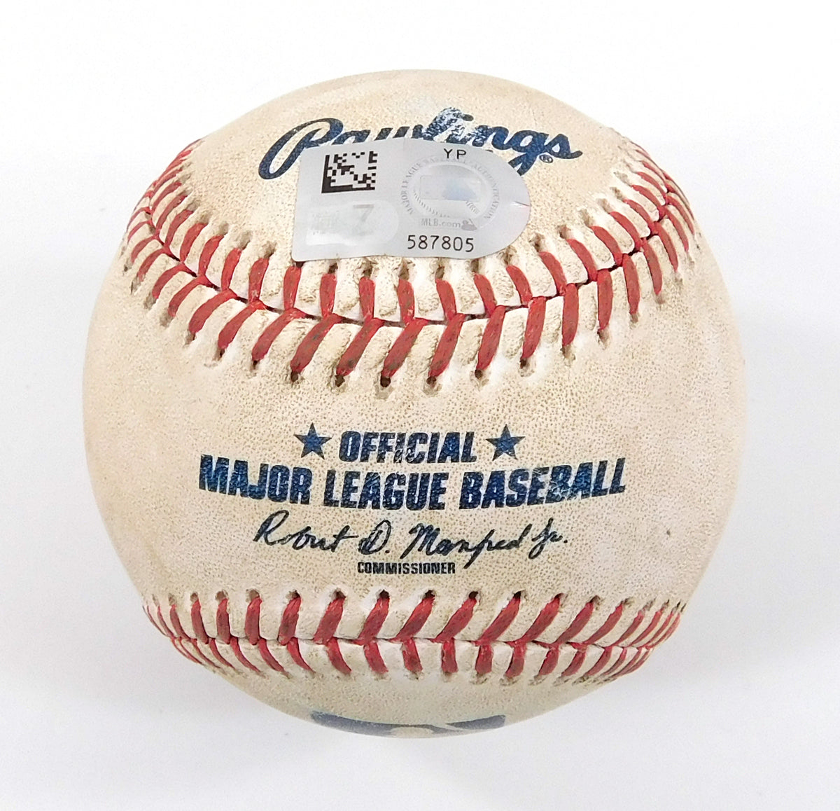 Dodgers @ Nationals 9-8-23 Game-Used Baseball Amed Rosario / MacKenzie Gore COA