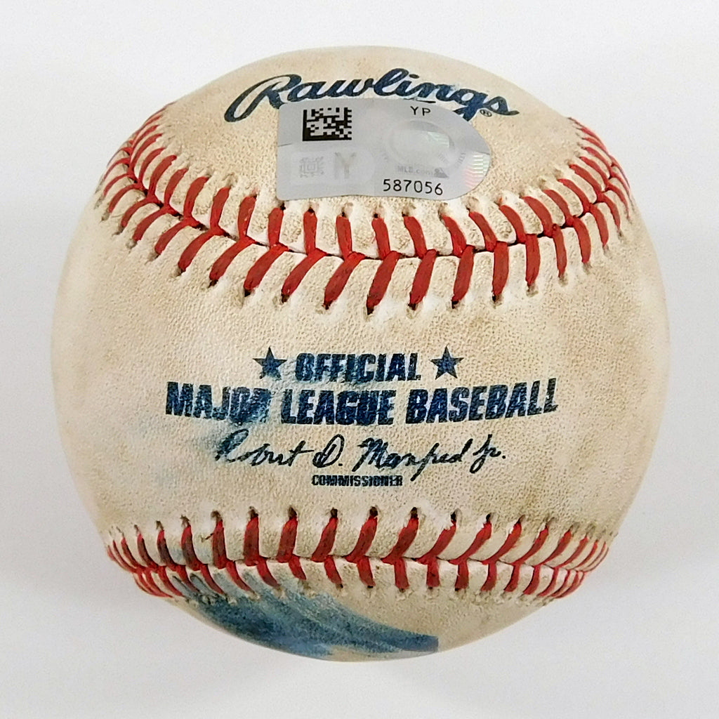 Reds @ Nationals 7-3-23 Game-Used Baseball Lane Thomas/Luke Weaver COA