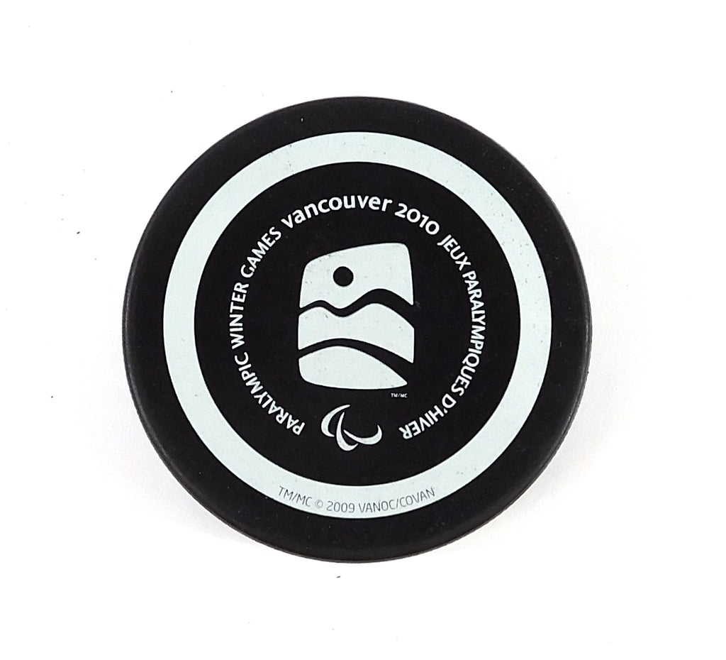 2010 Paralympic Winter Games Ice Sledge Hockey Official NHL Hockey Puck Pic2