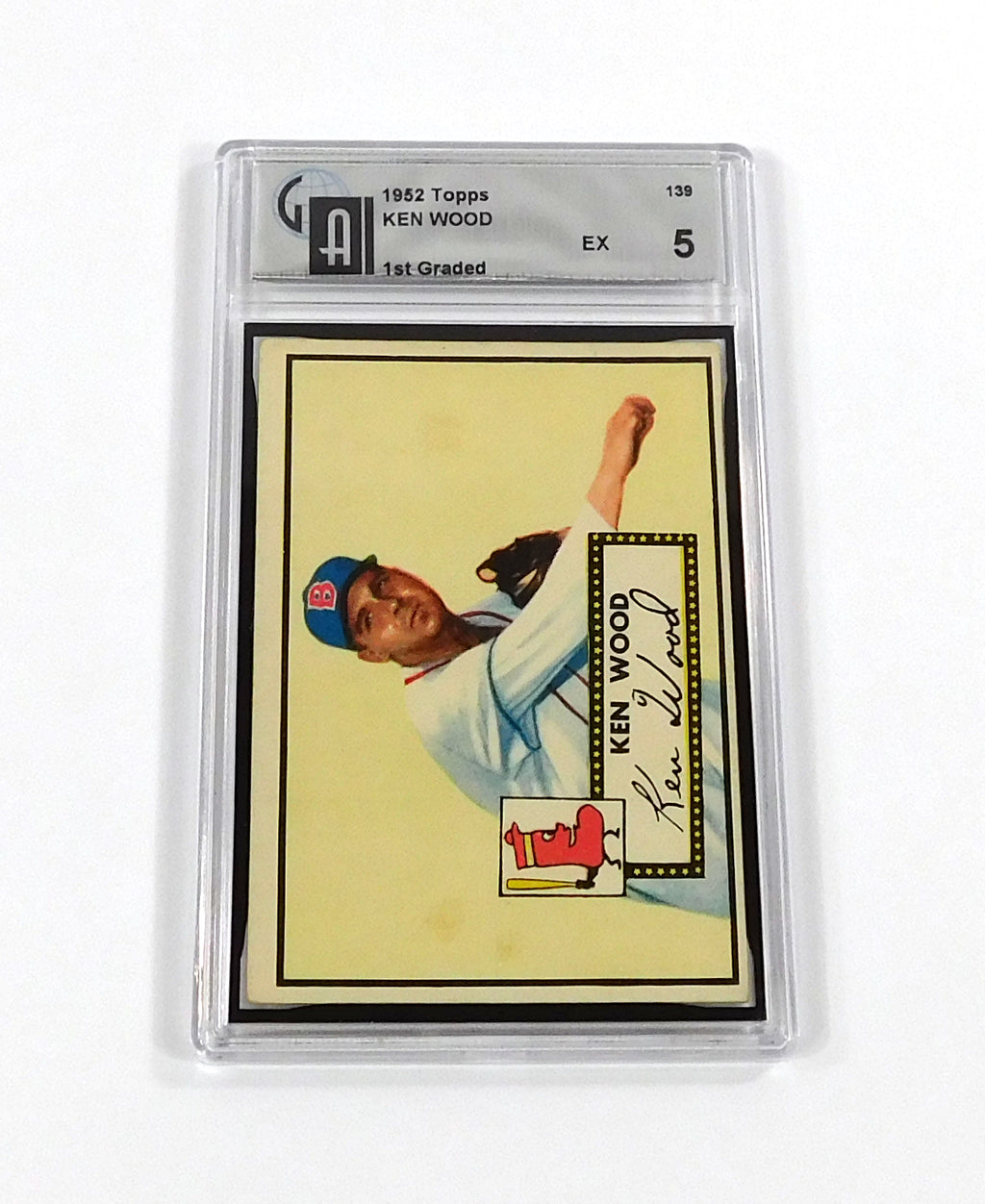 1952 Topps Baseball Ken Wood #139 Red Sox GAI 5 DF037716