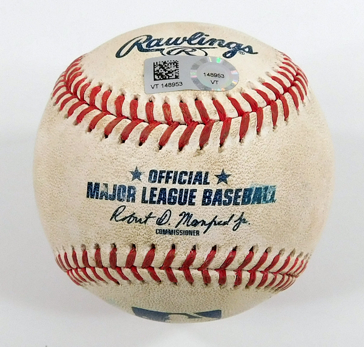Marlins @ Nationals 9-1-23 Game-Used Baseball Jesus Sanchez/Jake Irvin COA