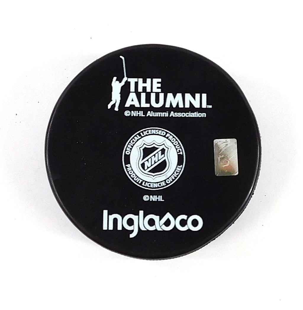 Wayne Gretzky 1979-1988 Oilers The Alumni Full Color Official NHL Hockey Puck Pic2