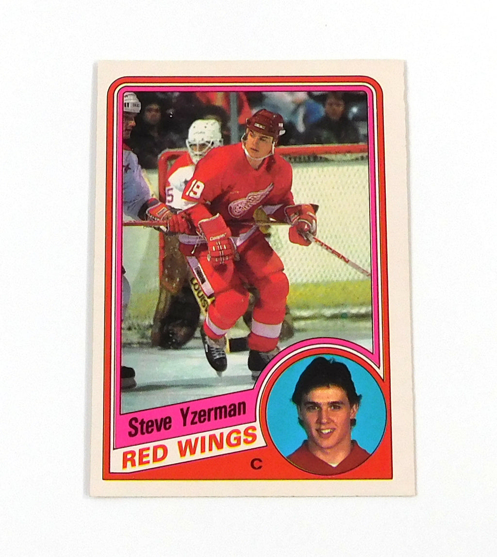 1984-85 O-Pee-Chee Hockey Steve Yzerman Rookie #67 Red Wings RC DF037719