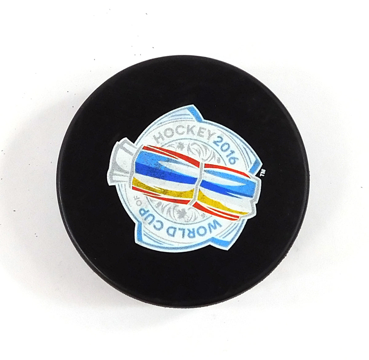 2016 World Cup of Hockey Sweden Henrik Lundqvist WCH Collectible Hockey Puck Pic2