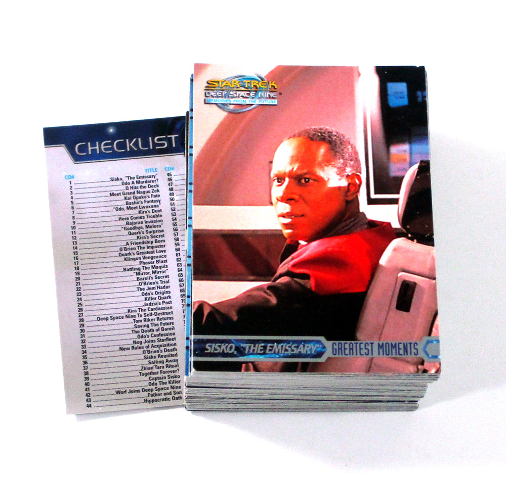 1999 Skybox Star Trek Deep Space Nine Memories From The Future Set (100) Nm/Mt