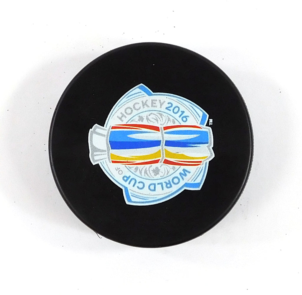 2016 World Cup of Hockey Europe Mats Zuccarello WCH Collectible Hockey Puck Pic2