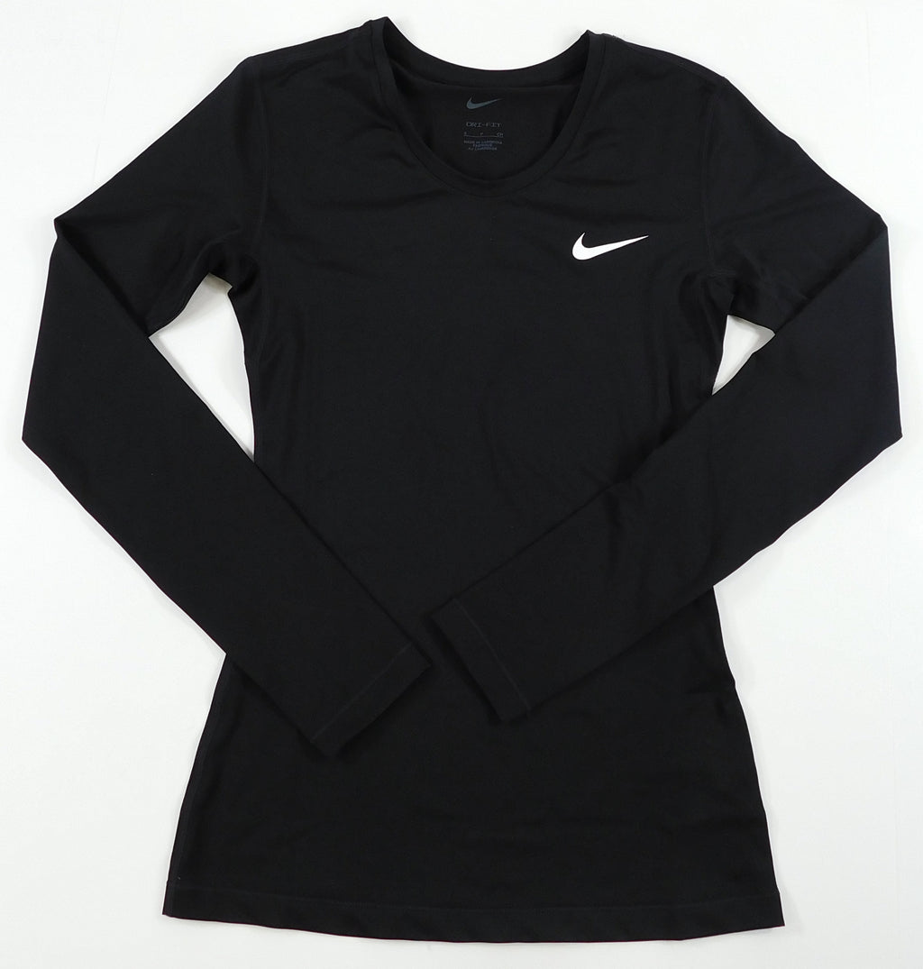Womens Nike Dri-Fit Longsleeve Activewear Top (Size Small) Black New without Tag