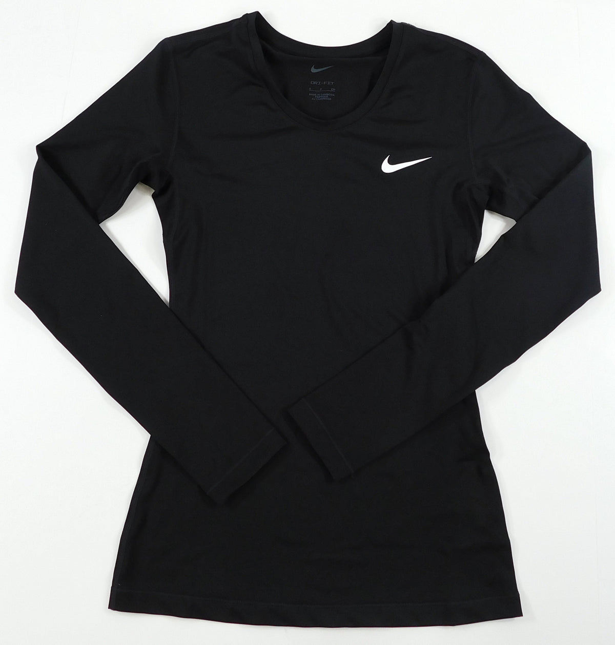 Womens Nike Dri-Fit Longsleeve Activewear Top (Size Small) Black New without Tag