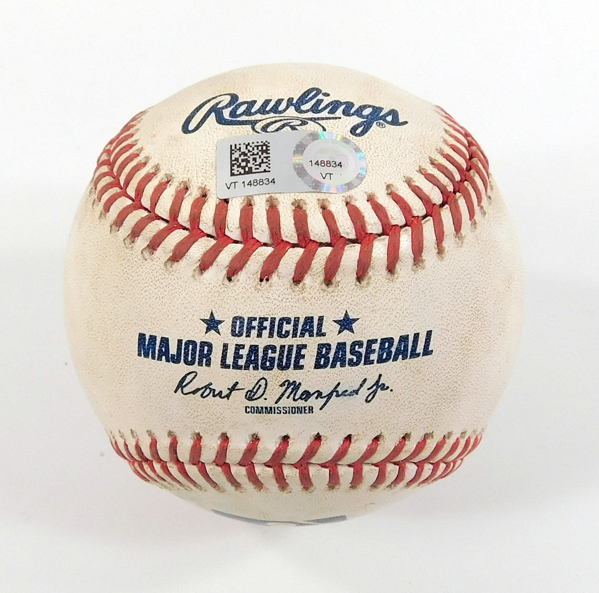 Rockies @ Nationals 7-25-23 Game-Used Baseball Nolan Jones / Trevor Williams COA