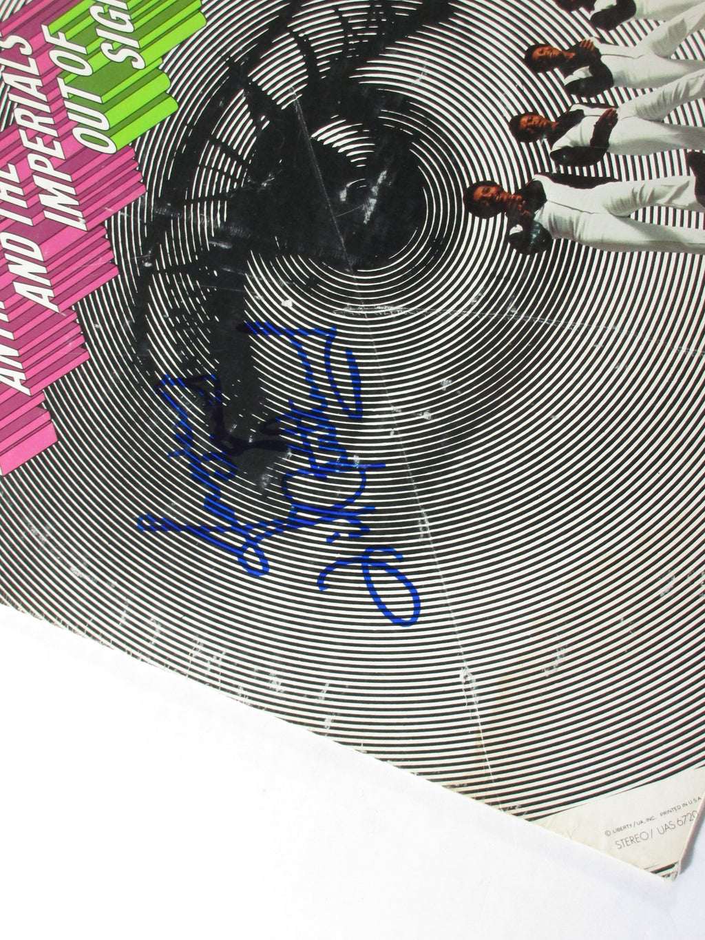 Little Anthony Signed LP Record Album & The Imperials I'm on the Outside w/ AUTO