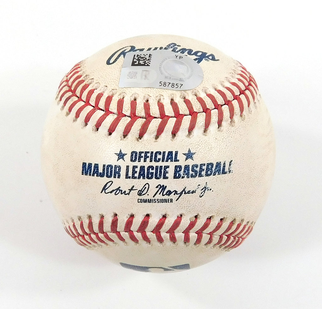 Dodgers @ Nationals 9-10-2023 Game-Used Baseball C. Kieboom / R. Yarbrough COA