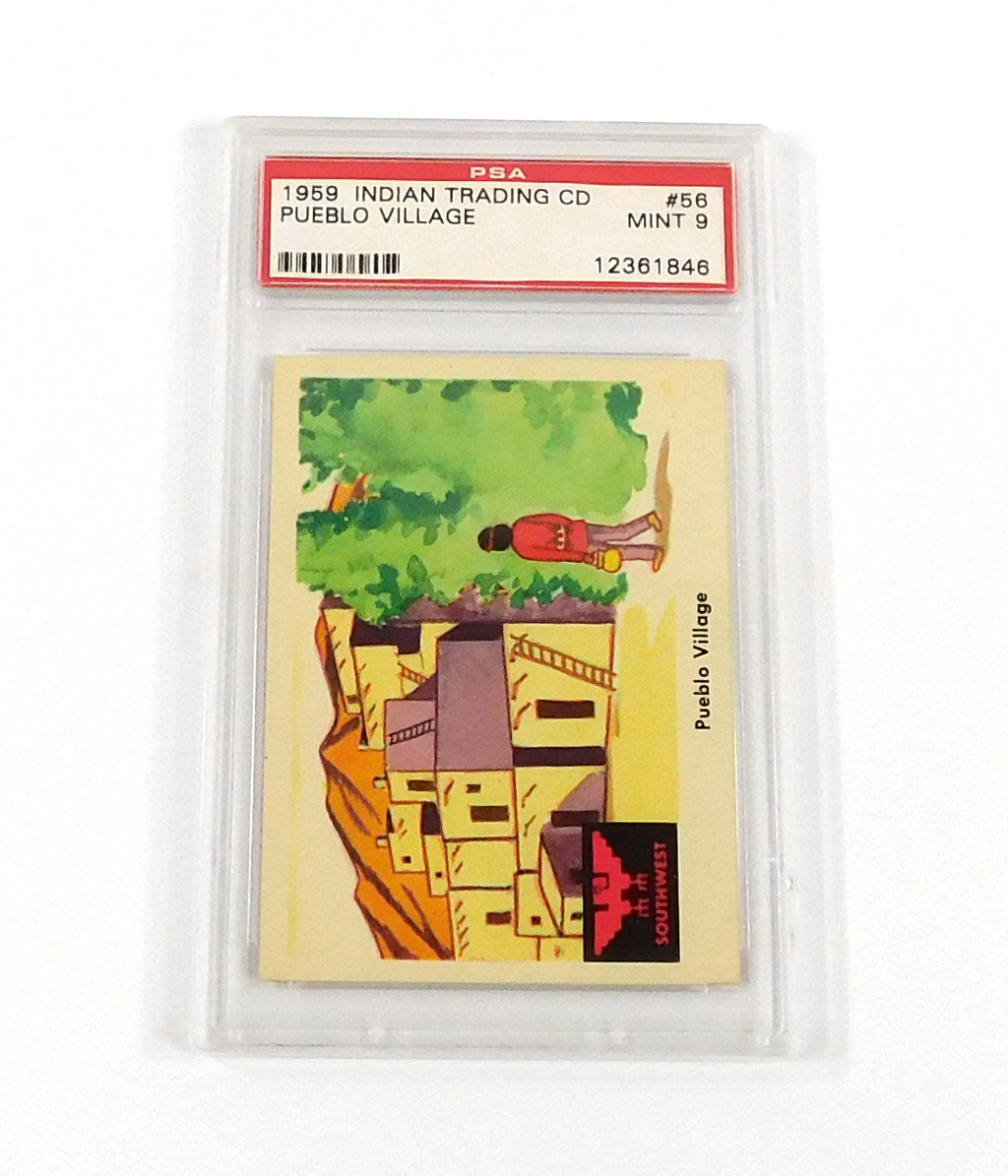 1959 Indian Trading Card Pueblo Village #56 PSA 9 DF036685