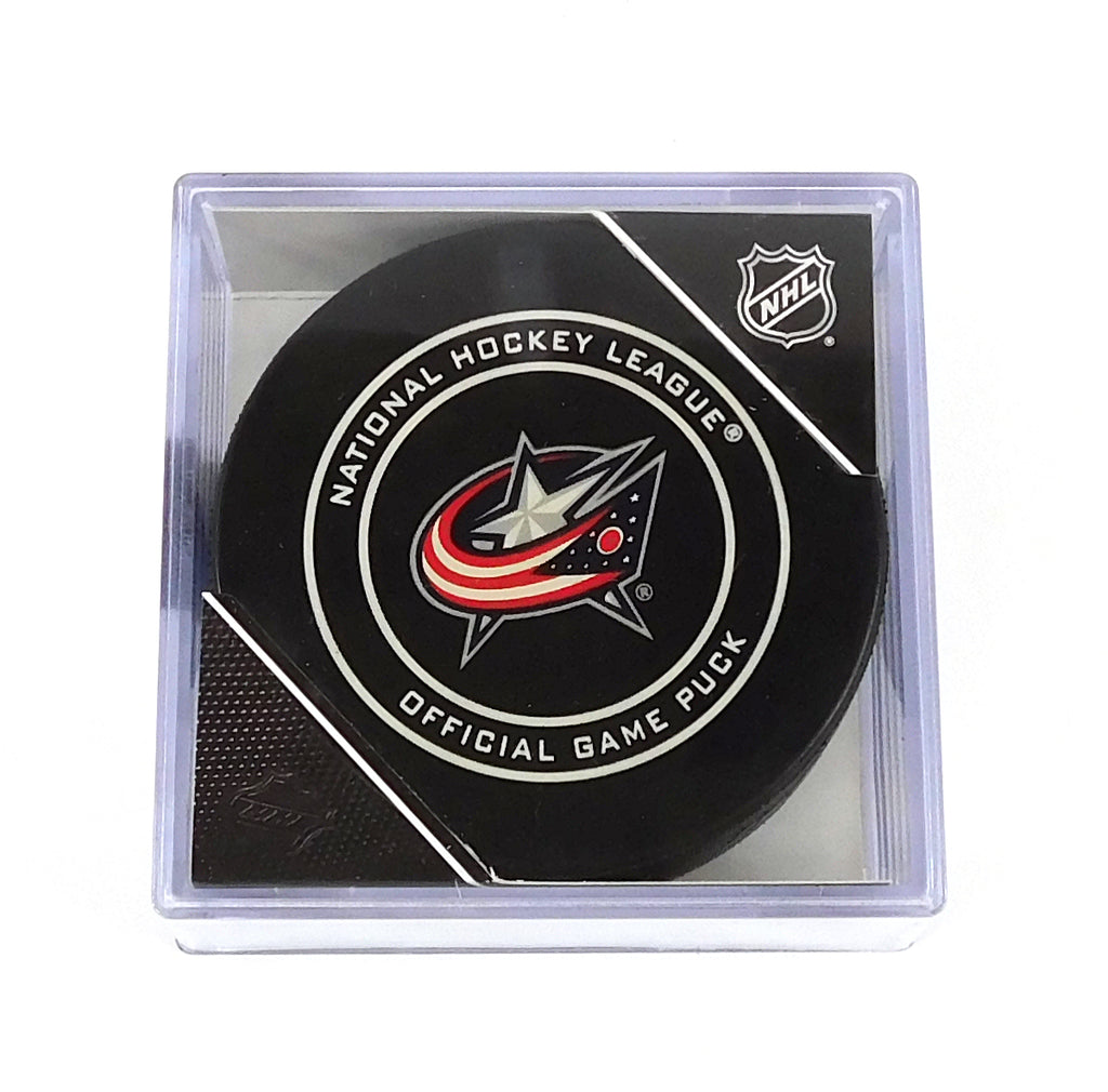 Columbus Blue Jackets NHL Official Game Puck Sealed New in Cube