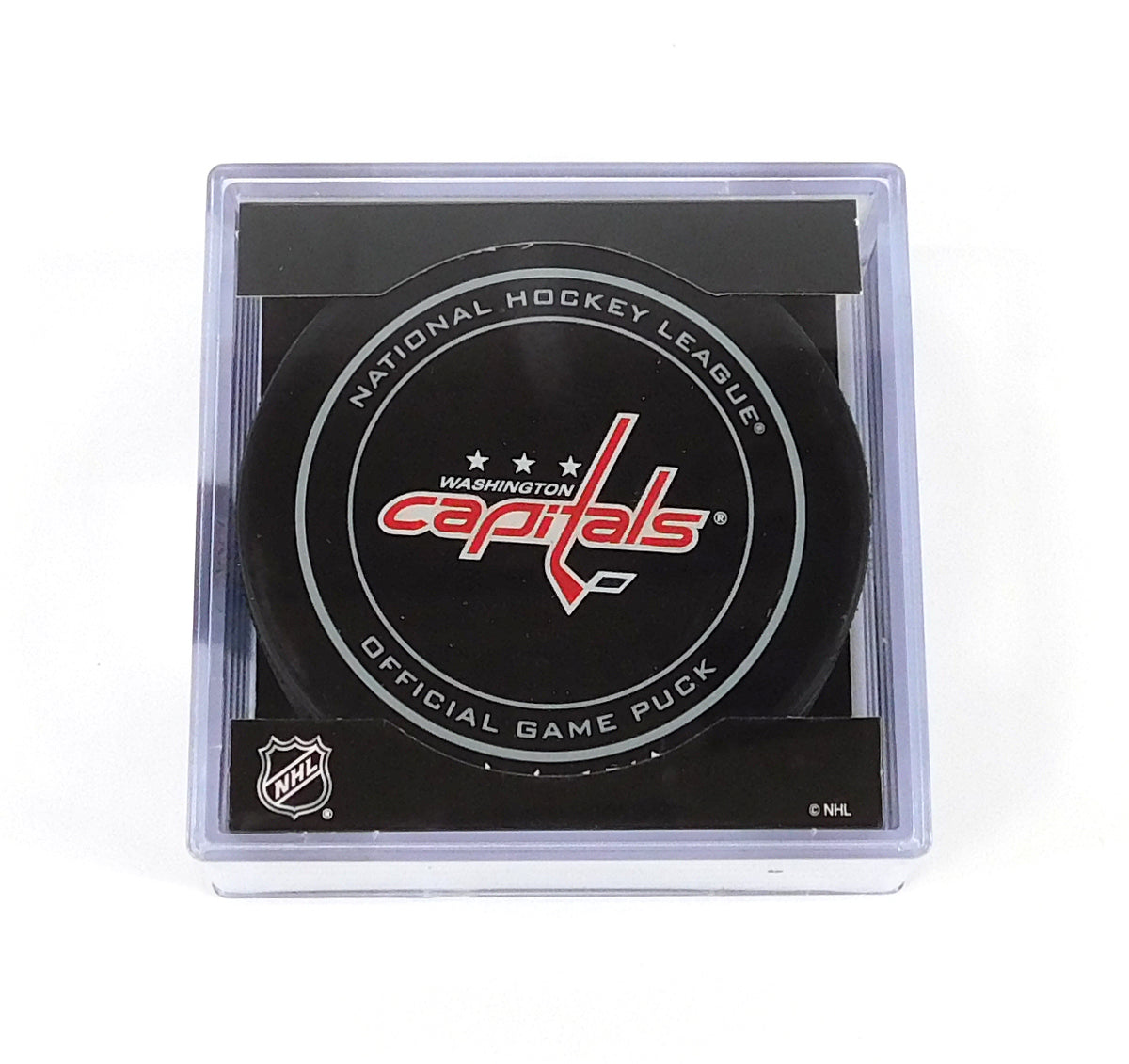 2017 Washington Capitals NHL Official Game Puck Sealed New in Cube
