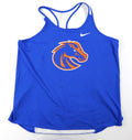 Boise State Broncos Womens Nike Racerback Activewear Tank (XL) Blue/White New
