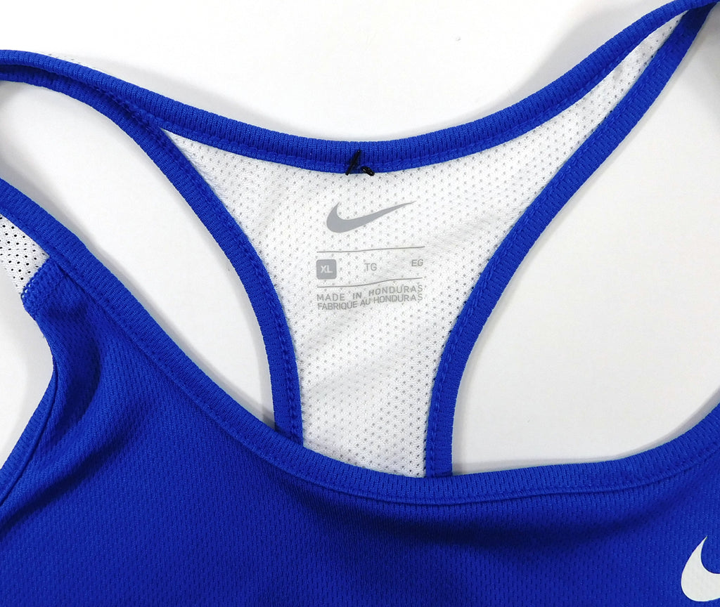 Boise State Broncos Womens Nike Racerback Activewear Tank (XL) Blue/White New Pic2