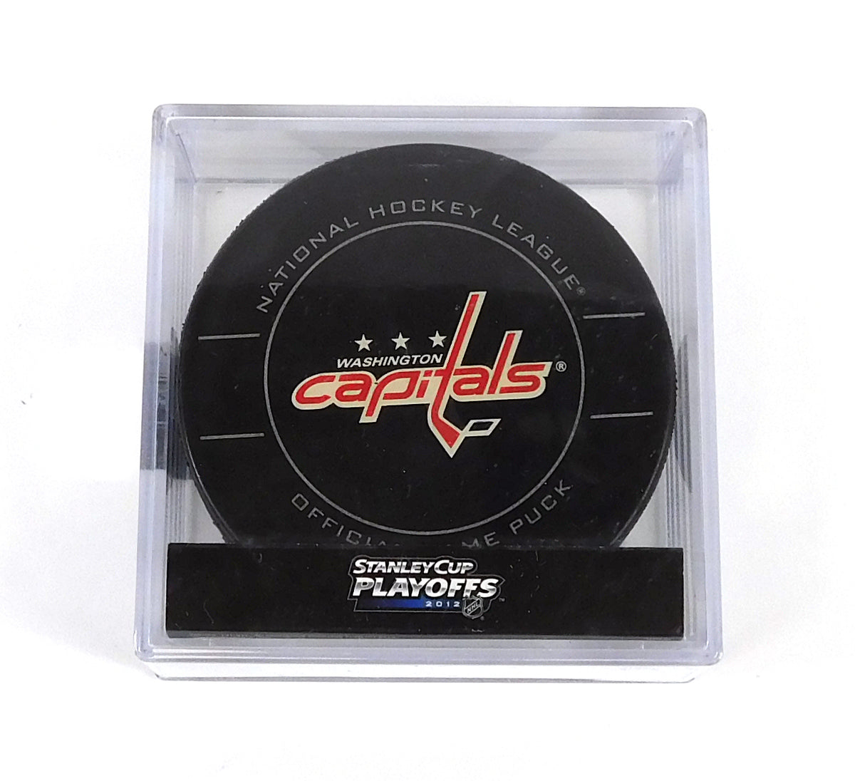 2012 Stanley Cup Playoffs Washington Capitals NHL Official Game Puck New in Cube