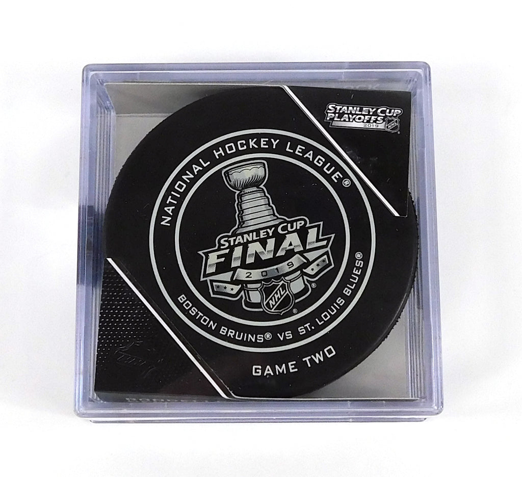 2019 Stanley Cup Playoffs Game 2 Bruins vs Blues NHL Official Game Puck New