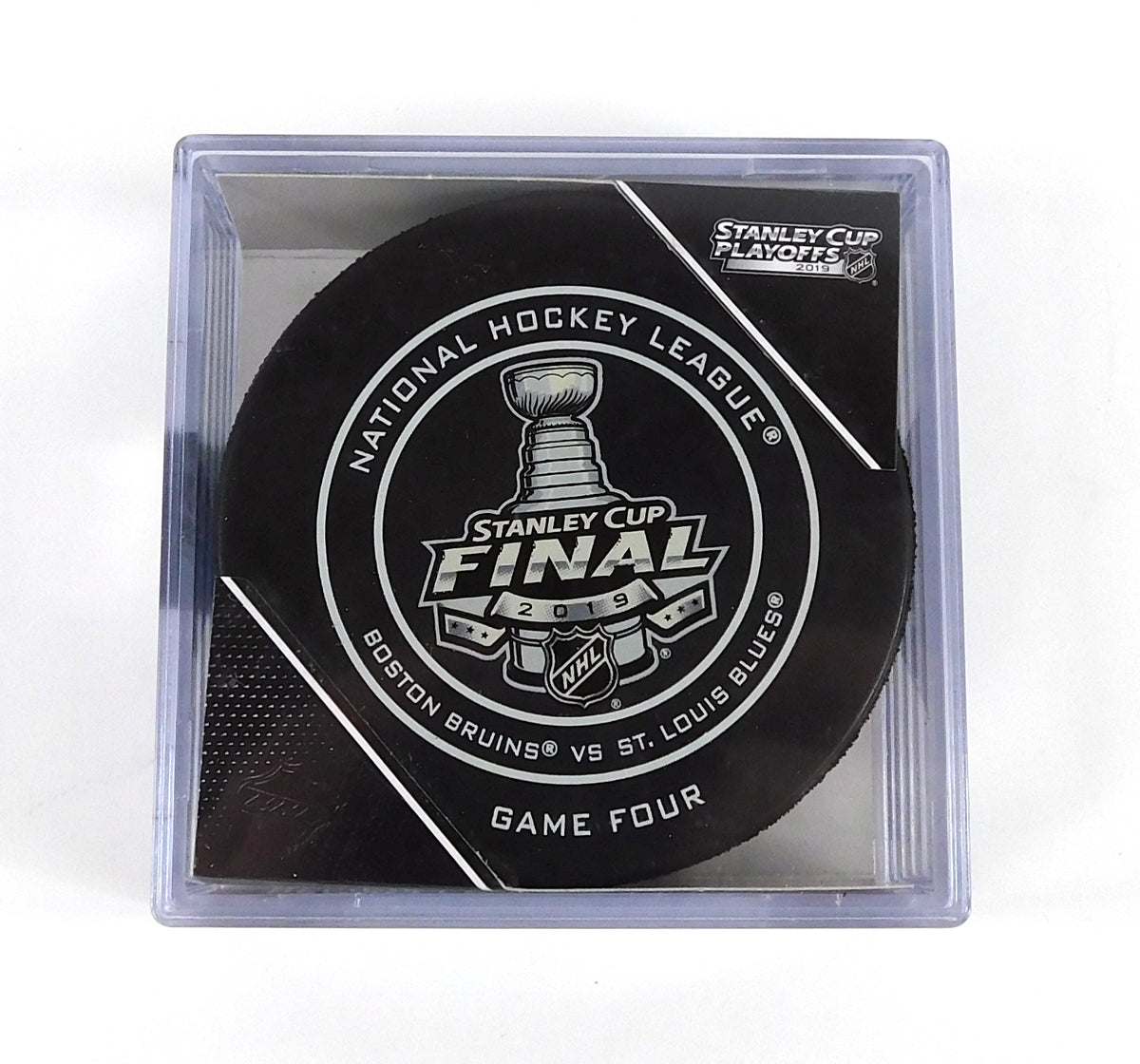 2019 Stanley Cup Playoffs Game 4 Bruins vs Blues NHL Official Game Puck New