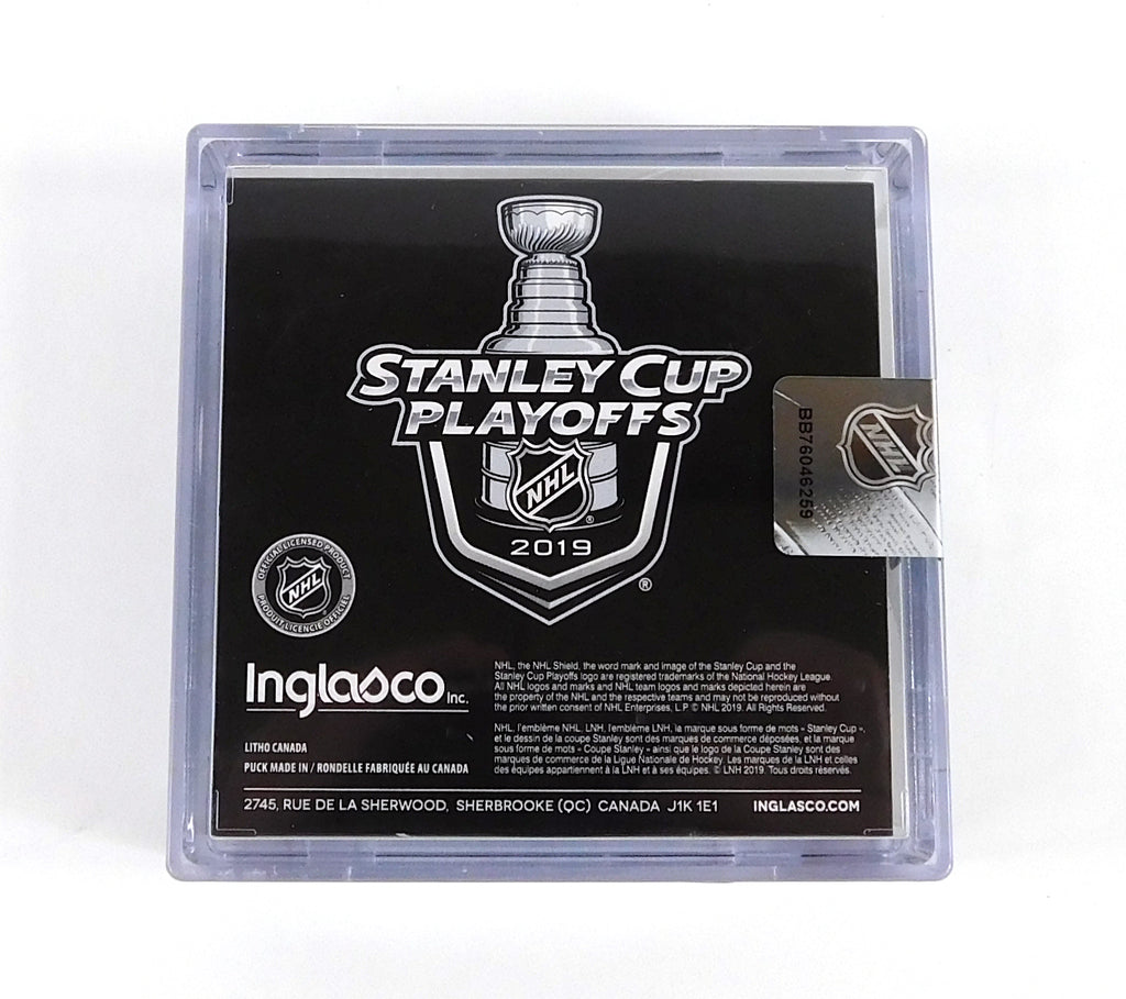 2019 Stanley Cup Playoffs Game 4 Bruins vs Blues NHL Official Game Puck New Pic2