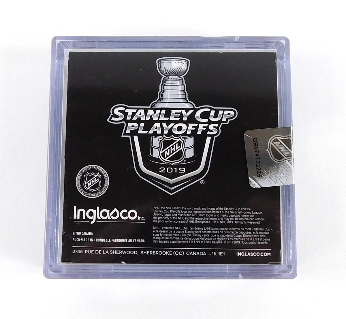 2019 Stanley Cup Playoffs Columbus Blue Jackets NHL Official Game Puck New Pic2
