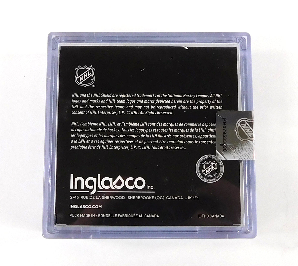 Vancouver Canucks 50 Year Anniversary NHL Official Game Puck New in Cube Pic2
