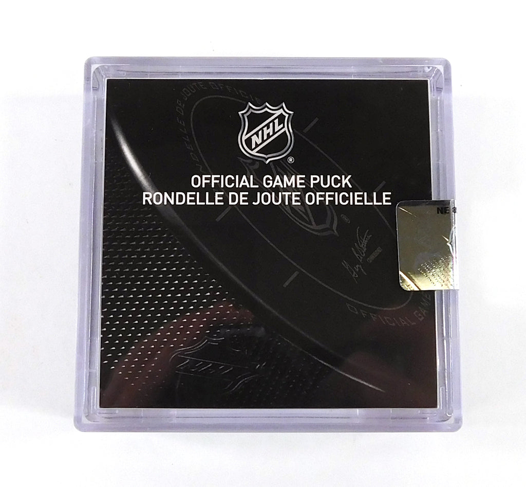 St. Louis Blues Logo NHL Official Game Puck Style 1 New in Cube Pic2
