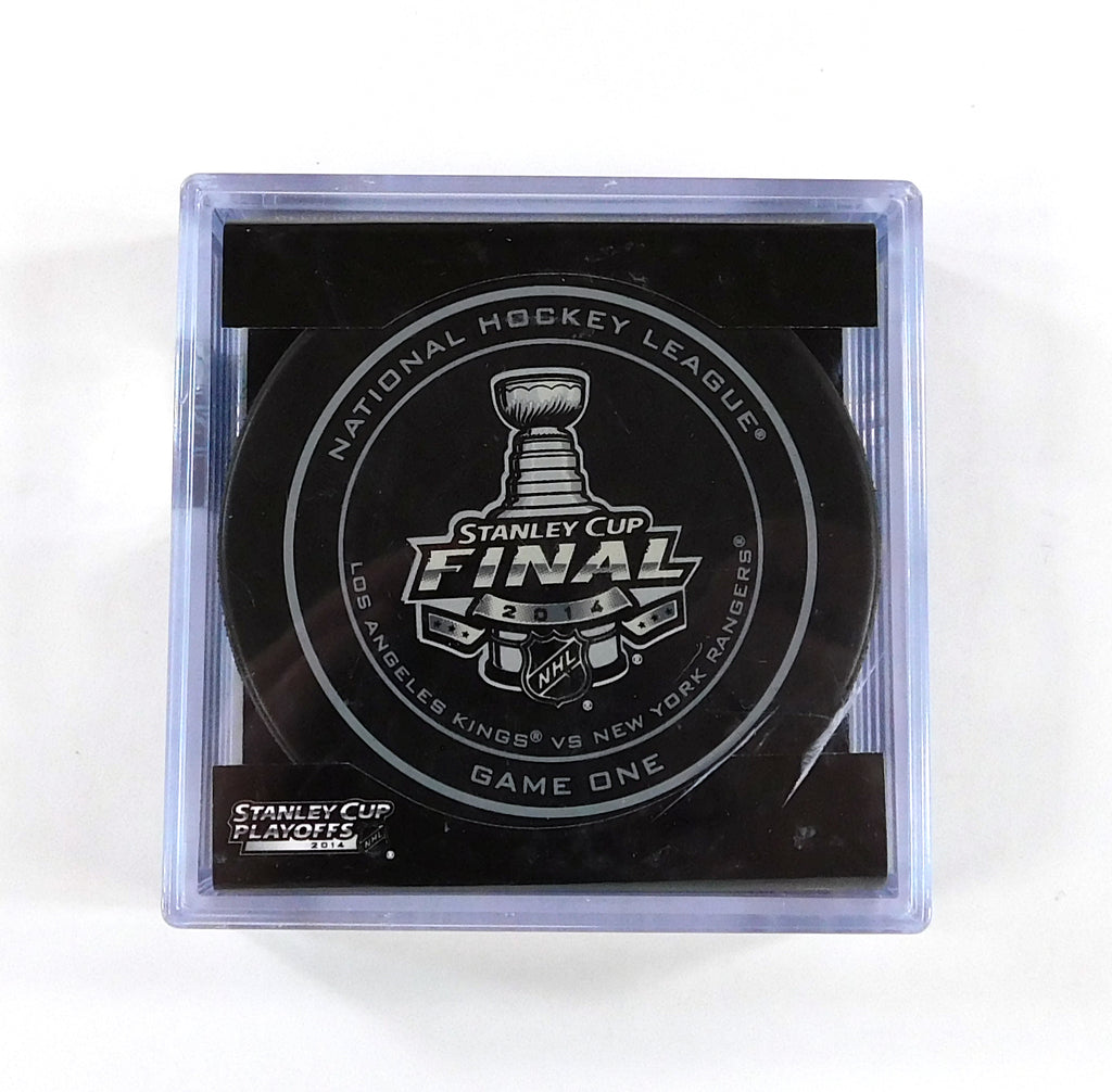 2014 Stanley Cup Playoffs Game 1 Kings vs. Rangers NHL Official Game Puck New
