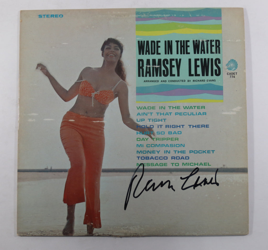Ramsey Lewis Signed LP Record Album Wade In The Water w/ AUTO