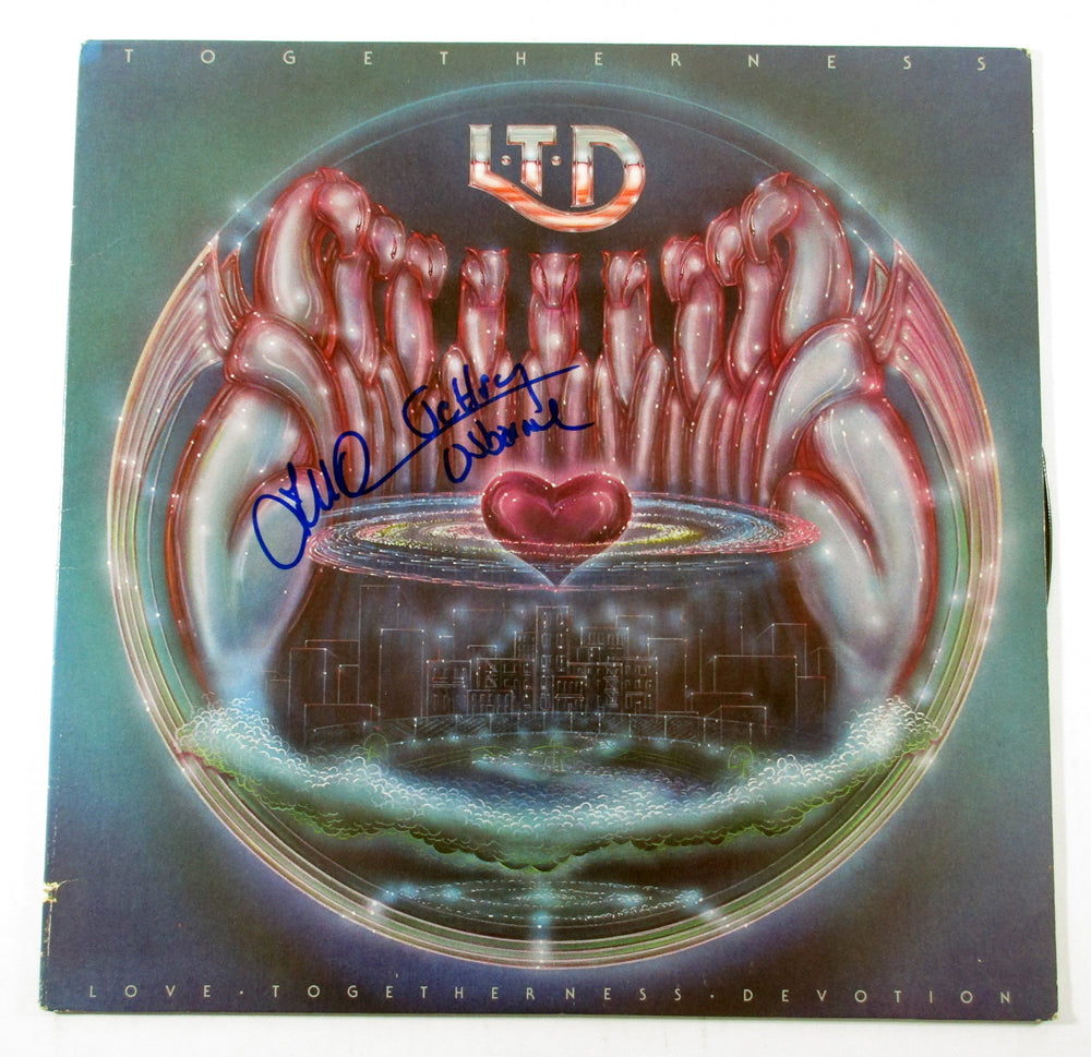 Jeffrey Osborne Signed LP Record Album L.T.D. Togetherness w/ AUTO 1