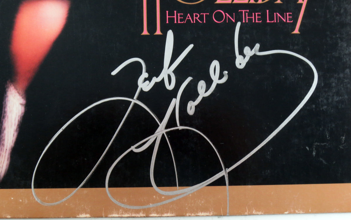 Jennifer Holliday Signed Maxi-Single Record Album Heart on the Line w/ JSA AUTO Pic2