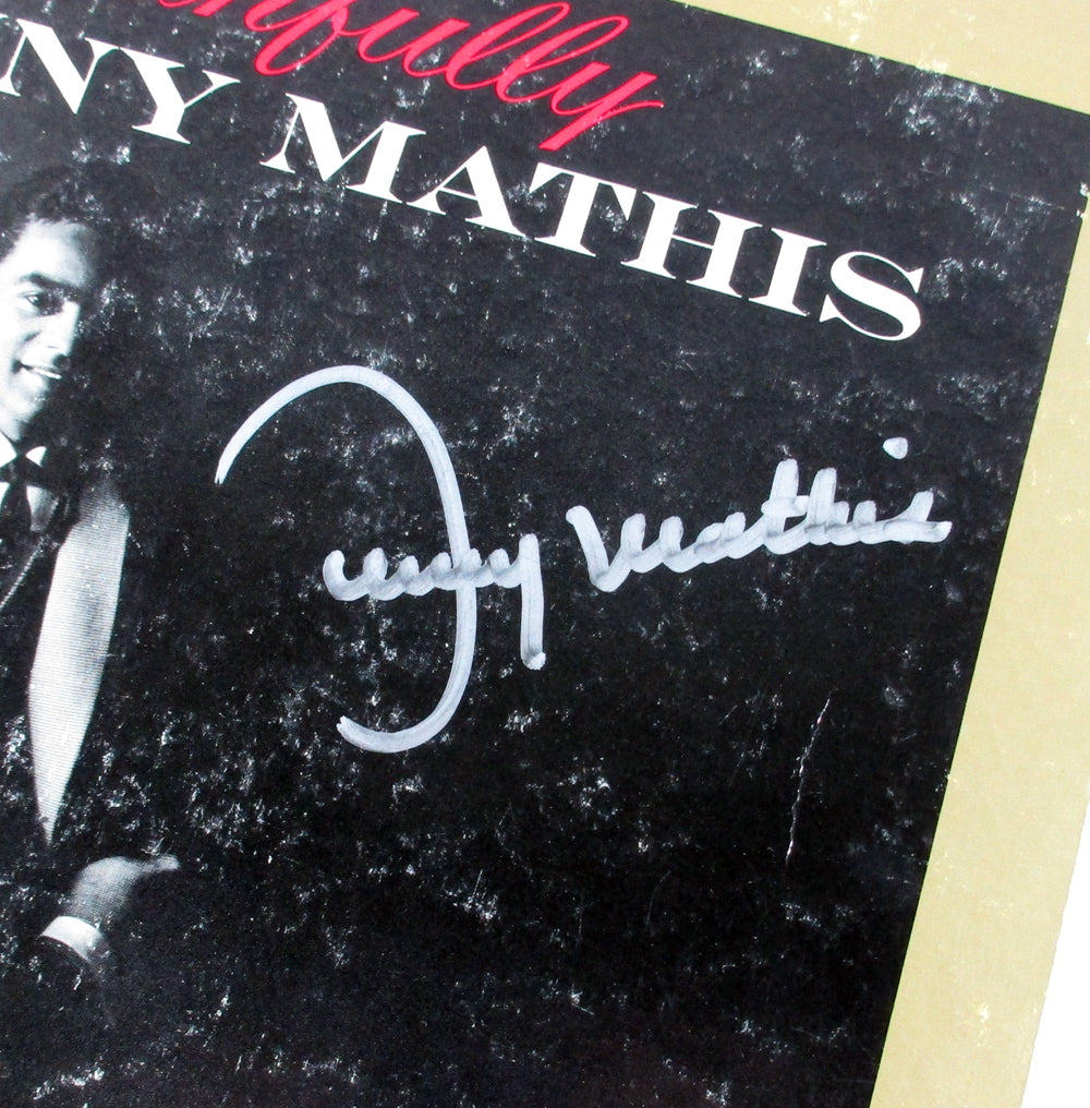 Johnny Mathis Signed LP Record Album Faithfully w/ AUTO 2 Pic2
