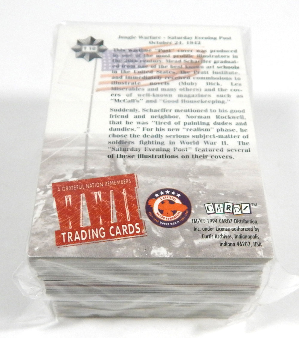 Lot of (8) 1994 Cardz World War 2  WWII Tek Chase Set (10)