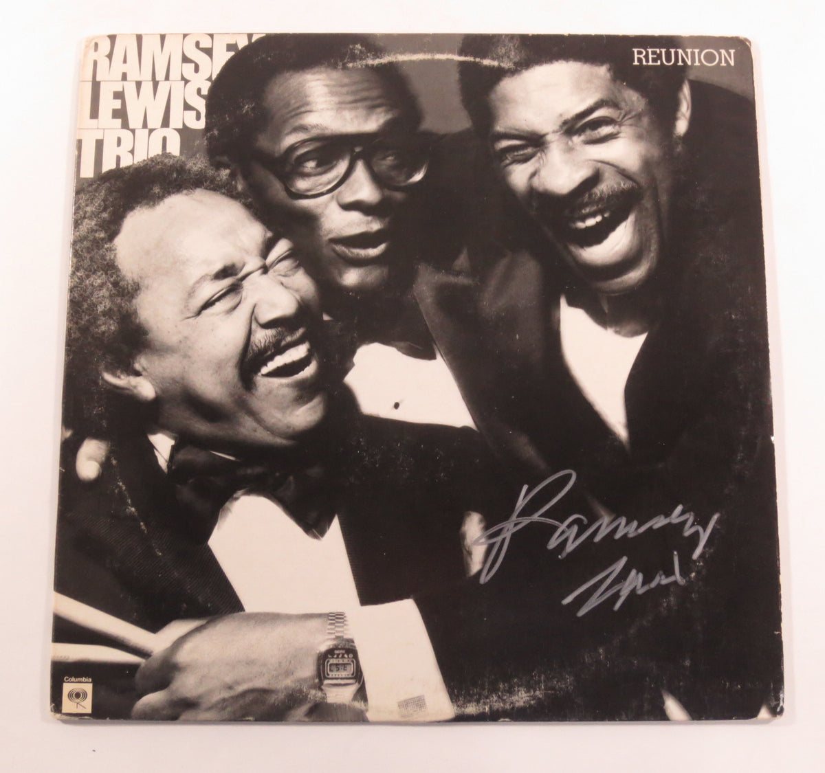 Ramsey Lewis Signed LP Record Album Ramsey Lewis Trio Reunion w/ AUTO