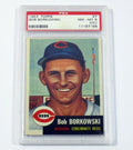 1953 Topps Baseball Bob Borkowski #7 Cincinnati Reds PSA 8 (OC)