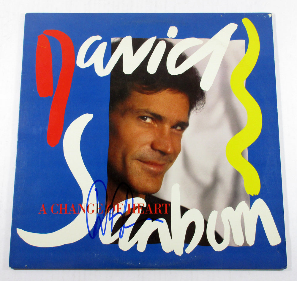 David Sanborn Signed LP Record Album A Change of Heart w/ AUTO 4