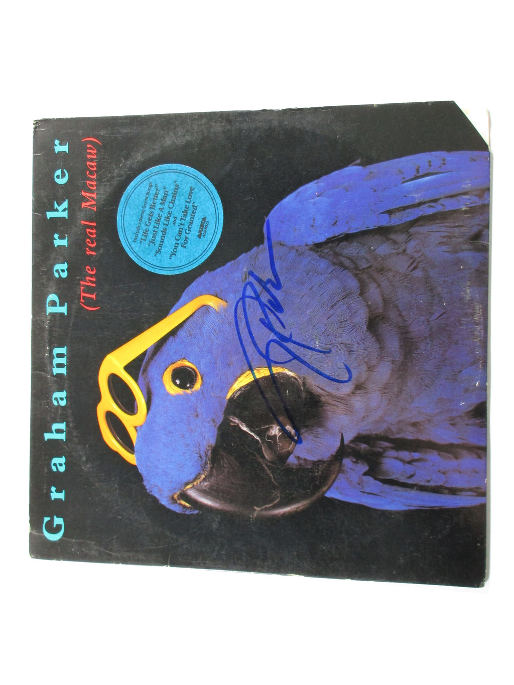 Graham Parker Signed LP Record Album The Real Macaw w/ AUTO