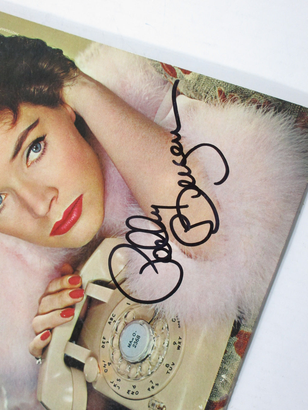 Polly Bergen Signed LP Record Album All Alone by the Telephone w/ AUTO Pic2